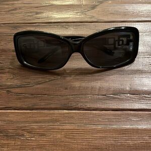 Chelsea Morgan CMS0003 BK 62025-125 Sunglasses Black Square Full Rim Frames